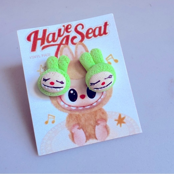 NWT Handmade 1 Labubu SS Post Earrings - Picture 6 of 7